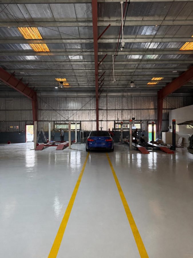 The BavarLand workshop floor in Dubai Investments Park 1
